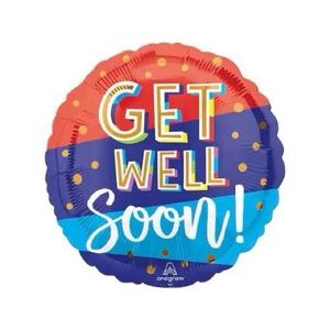 Get Well Soon Helium Balloon